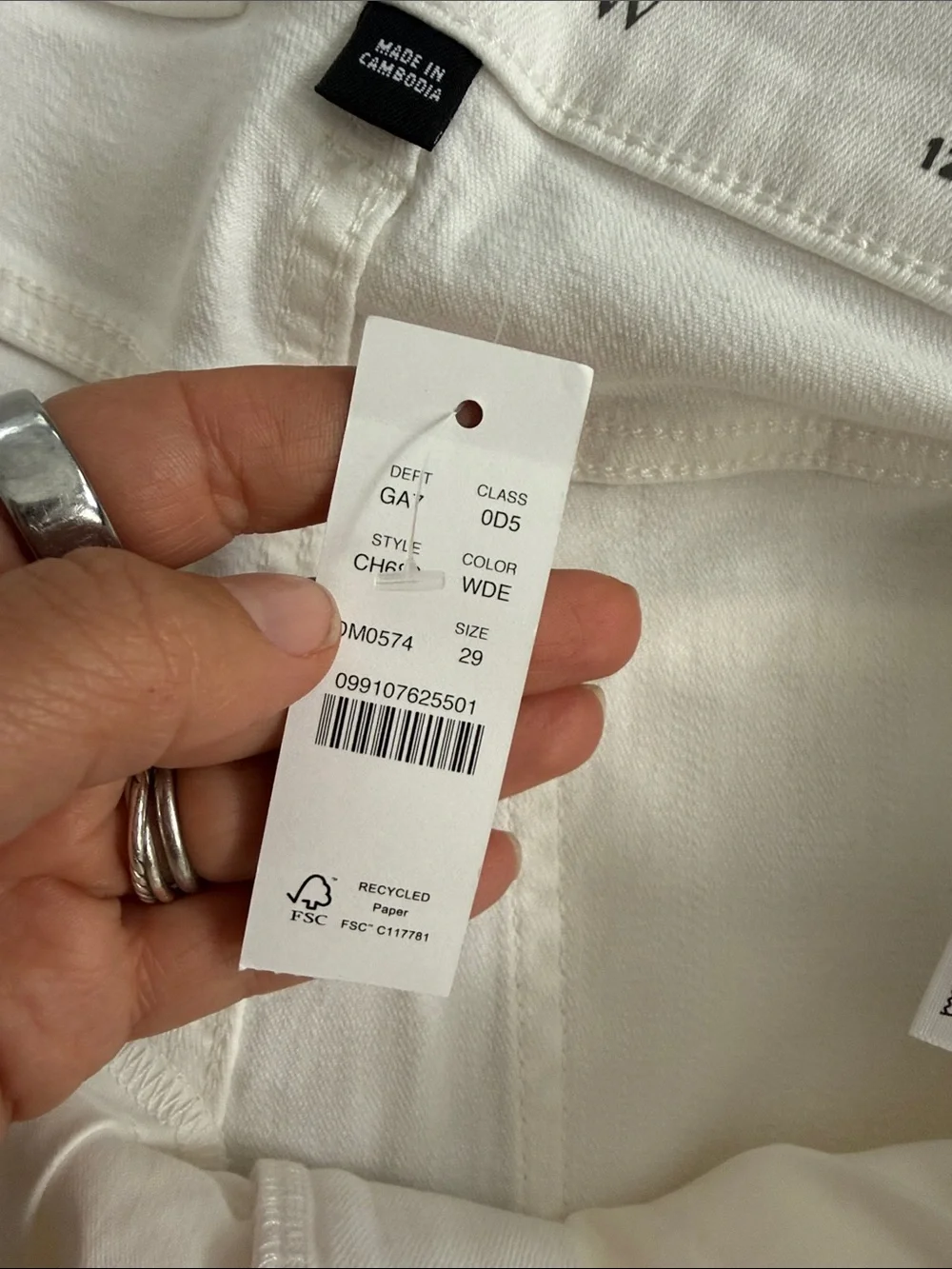 J. Crew White Women's Straight Jeans